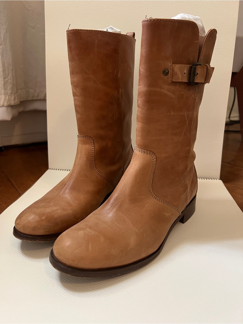 J.Crew Billie Short Buckle Boots